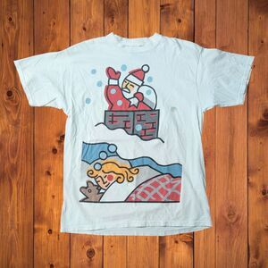 Vintage 90s USPS 32 Cent United States Post Office Christmas Santa XL Shirt